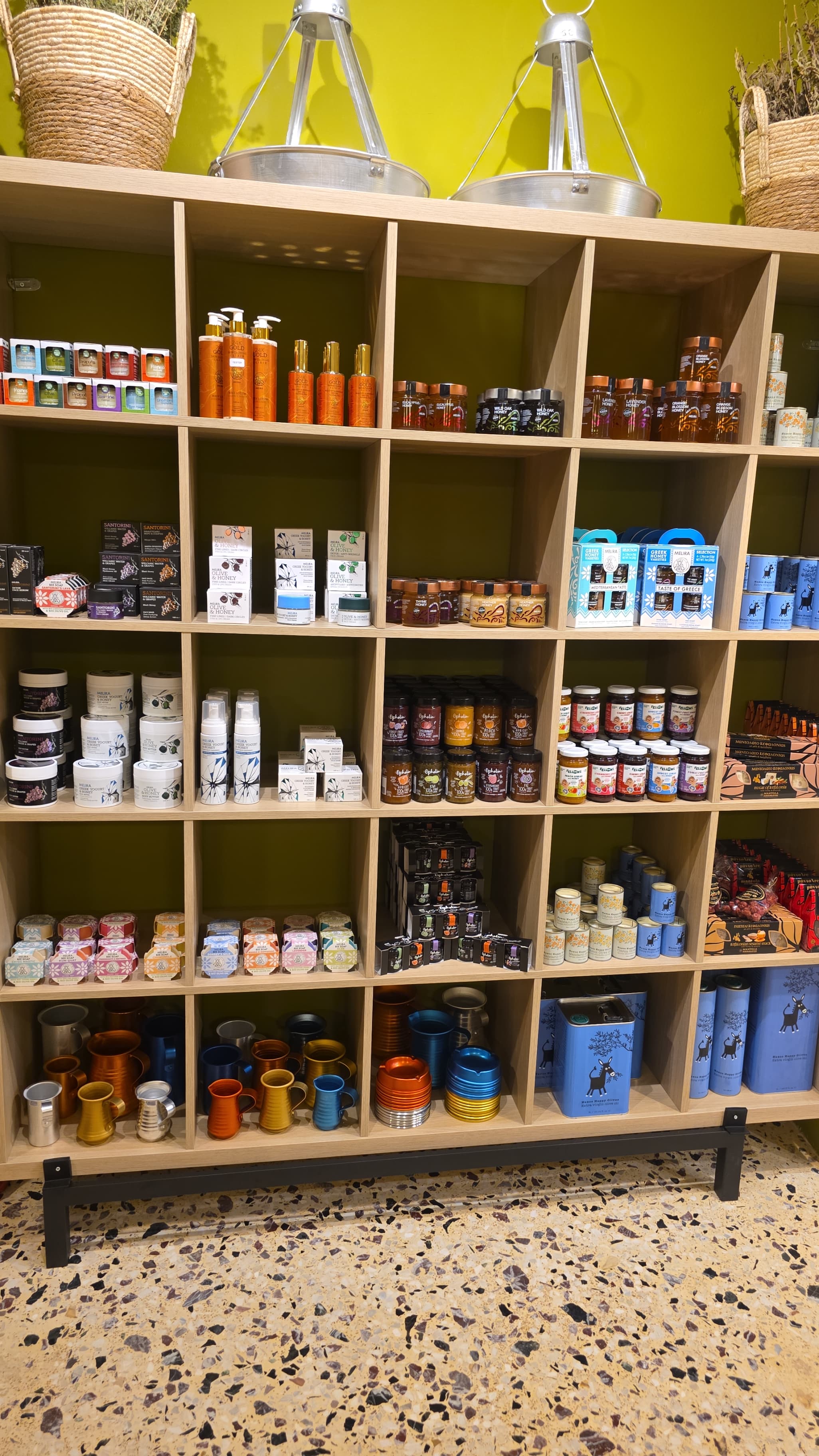 Shop shelves