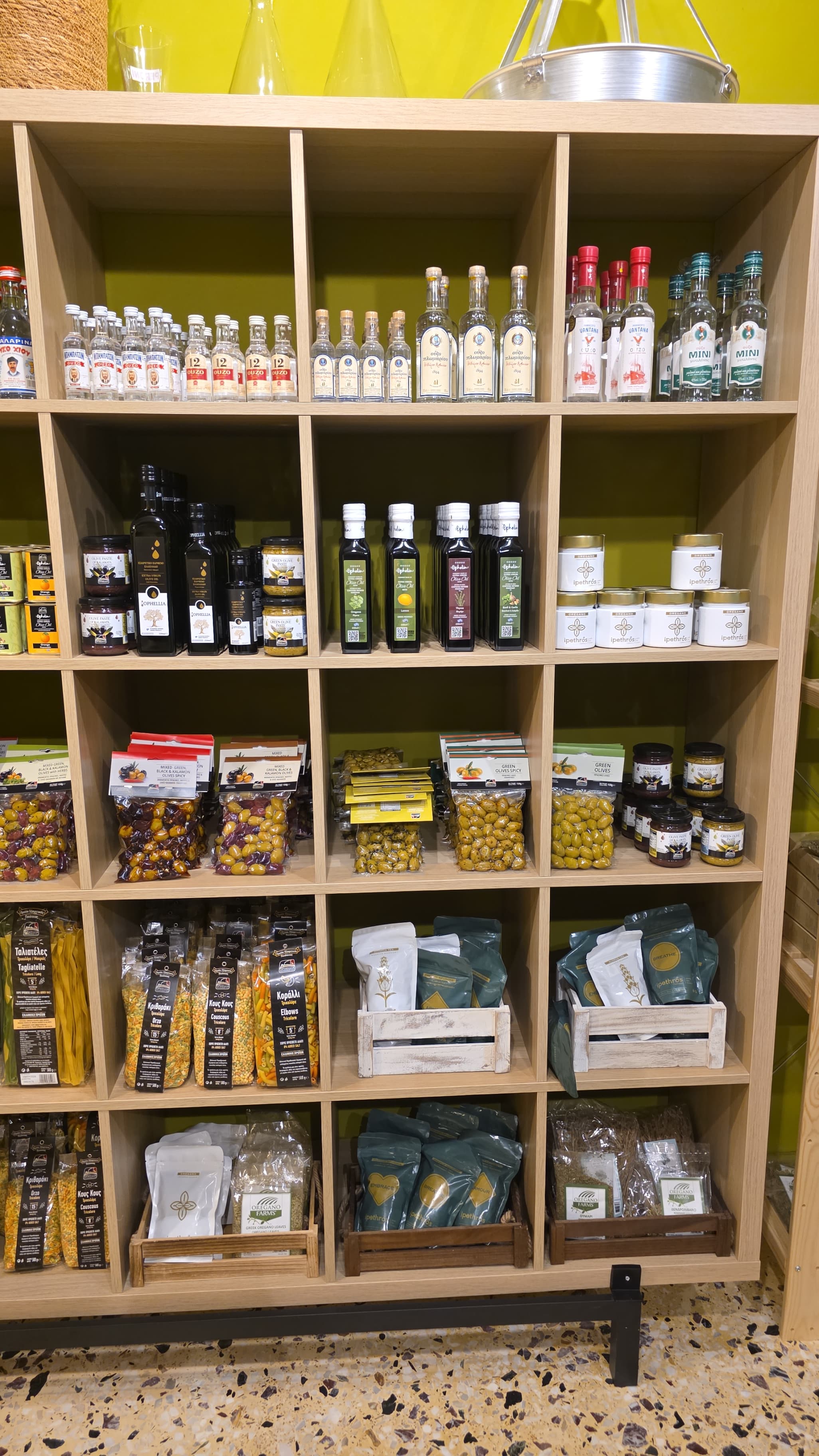 Inside the shop
